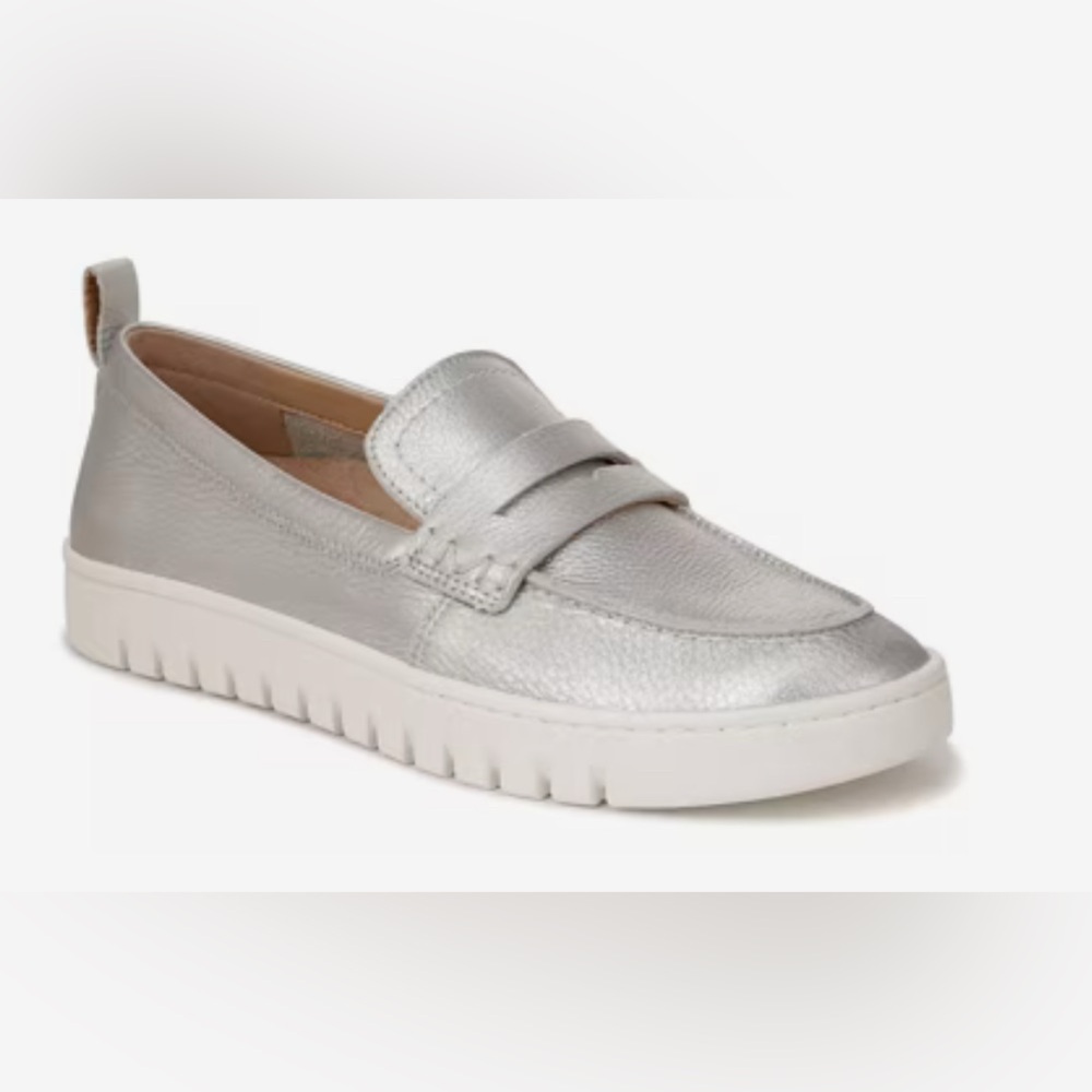 Vionic Silver Loafers